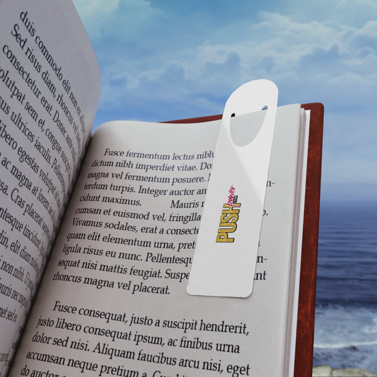 Personalized Bookmark - Stylish Reading Accessory with Inspirational Design
