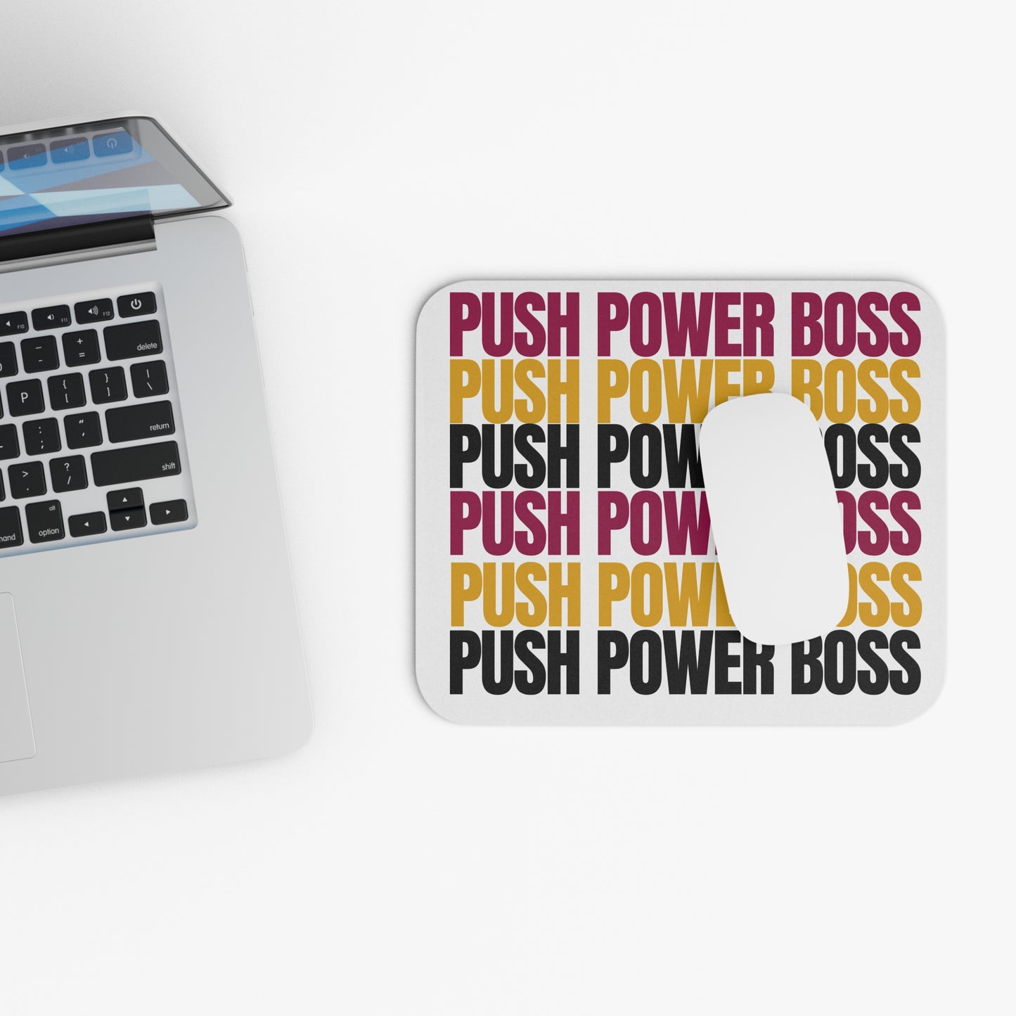 Push Power Boss Mouse Pad (Rectangle)