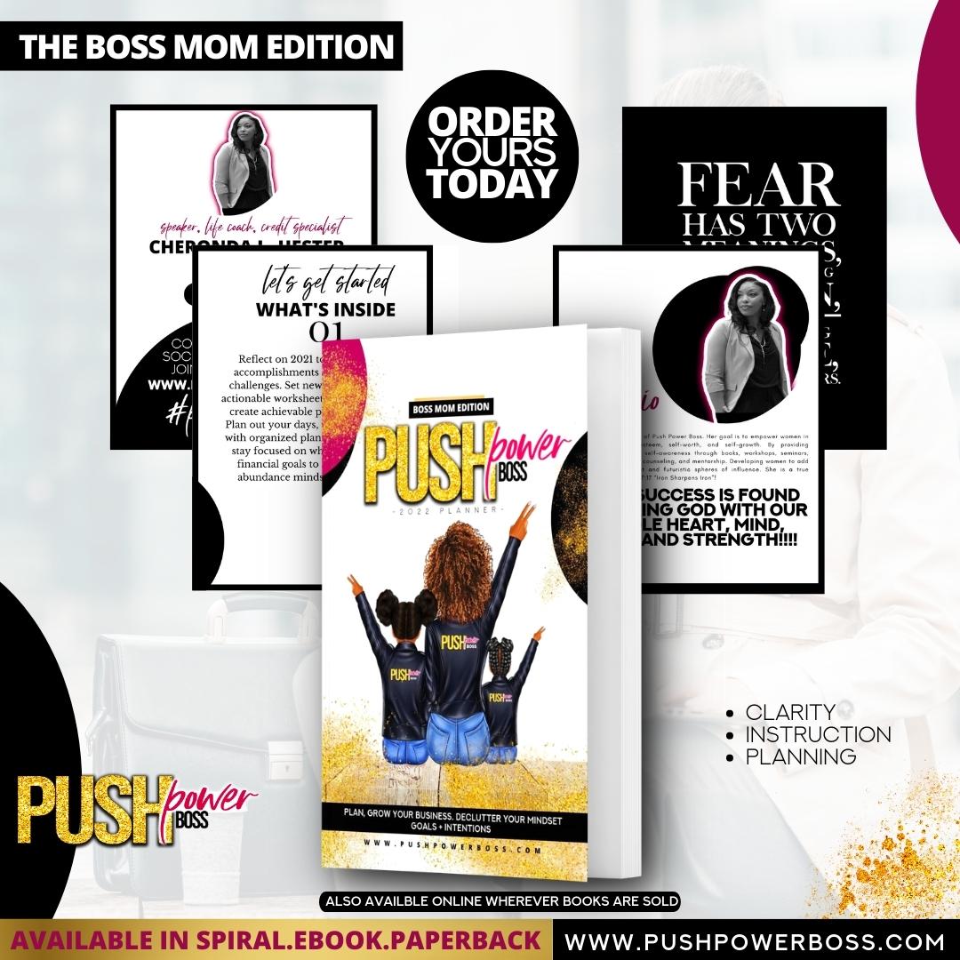 C. Push Power Boss - Boss Mom Edition Journal + Planner - Paperback Format