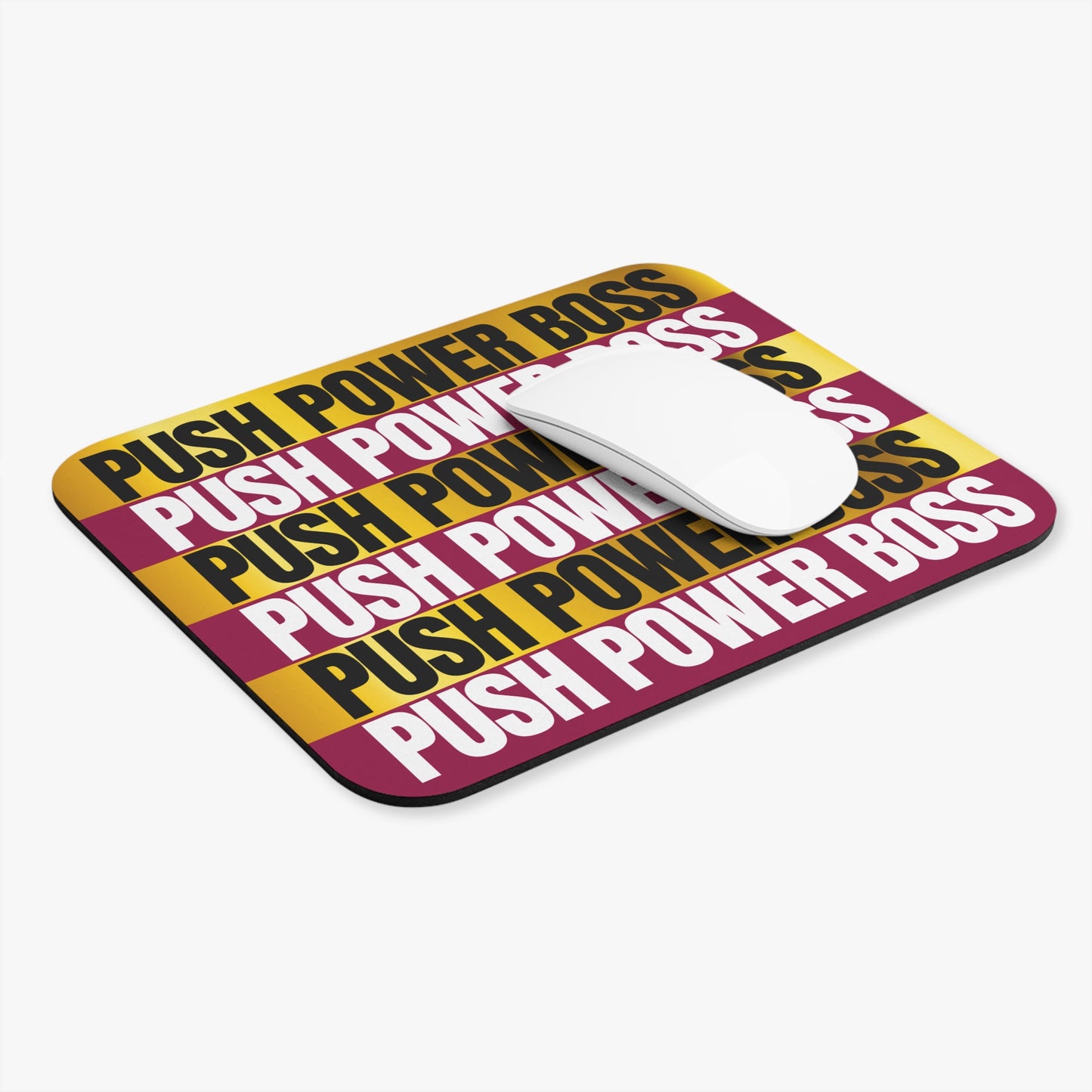 Push Power Boss Mouse Pad (Rectangle)
