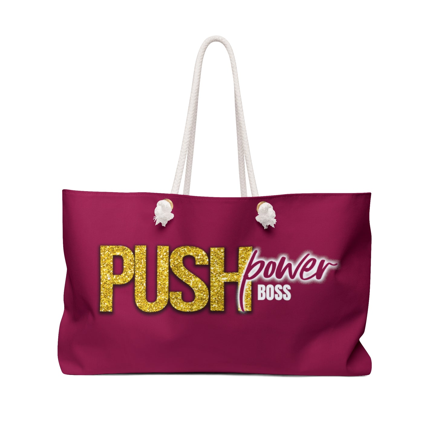 Push Power Boss Weekender Bag (Wine Color)